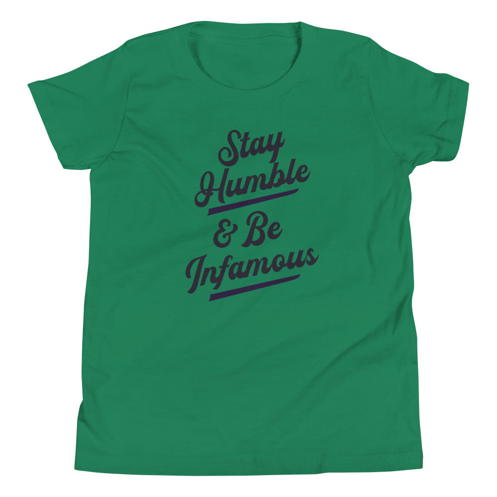 Youth Be Infamous & Stay Humble T-Shirt - Infamous Hockey