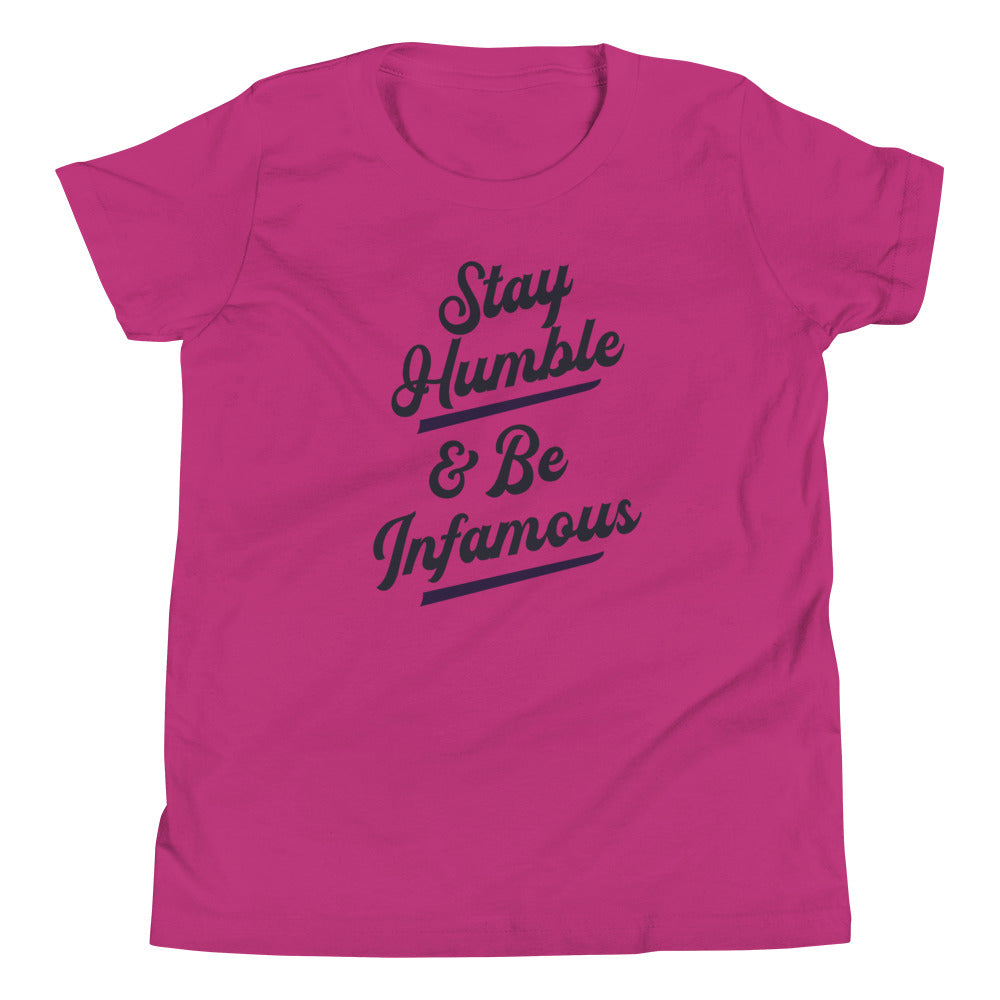 Youth Be Infamous & Stay Humble T-Shirt - Infamous Hockey