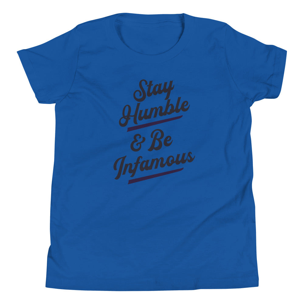Youth Be Infamous & Stay Humble T-Shirt - Infamous Hockey