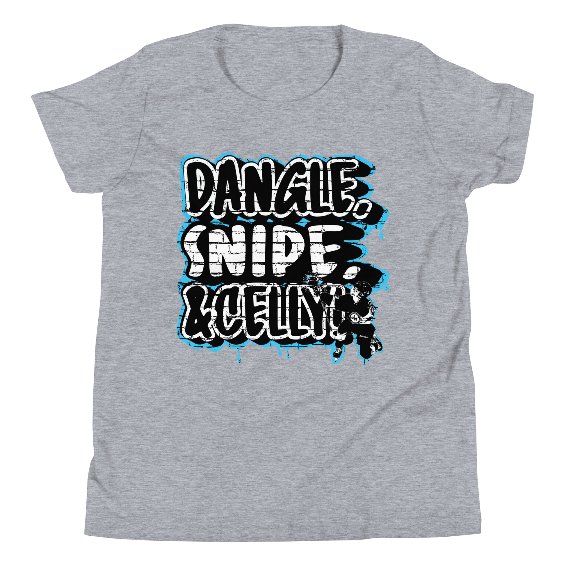 Youth Dangle, Snipe & Celly - Blue T-Shirt - Infamous Hockey