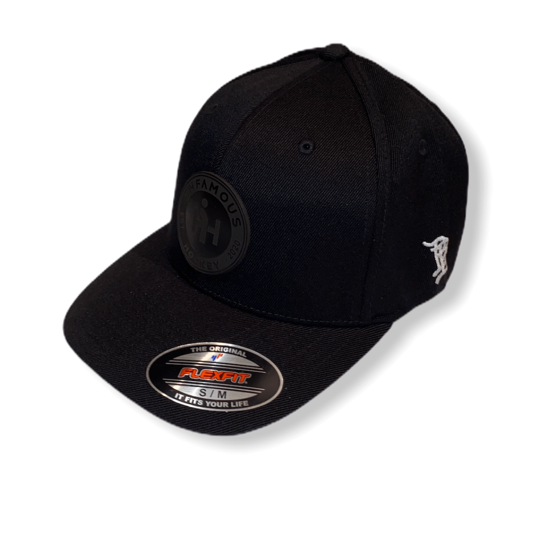 Infamous Curved FlexFit Hat - Infamous Hockey