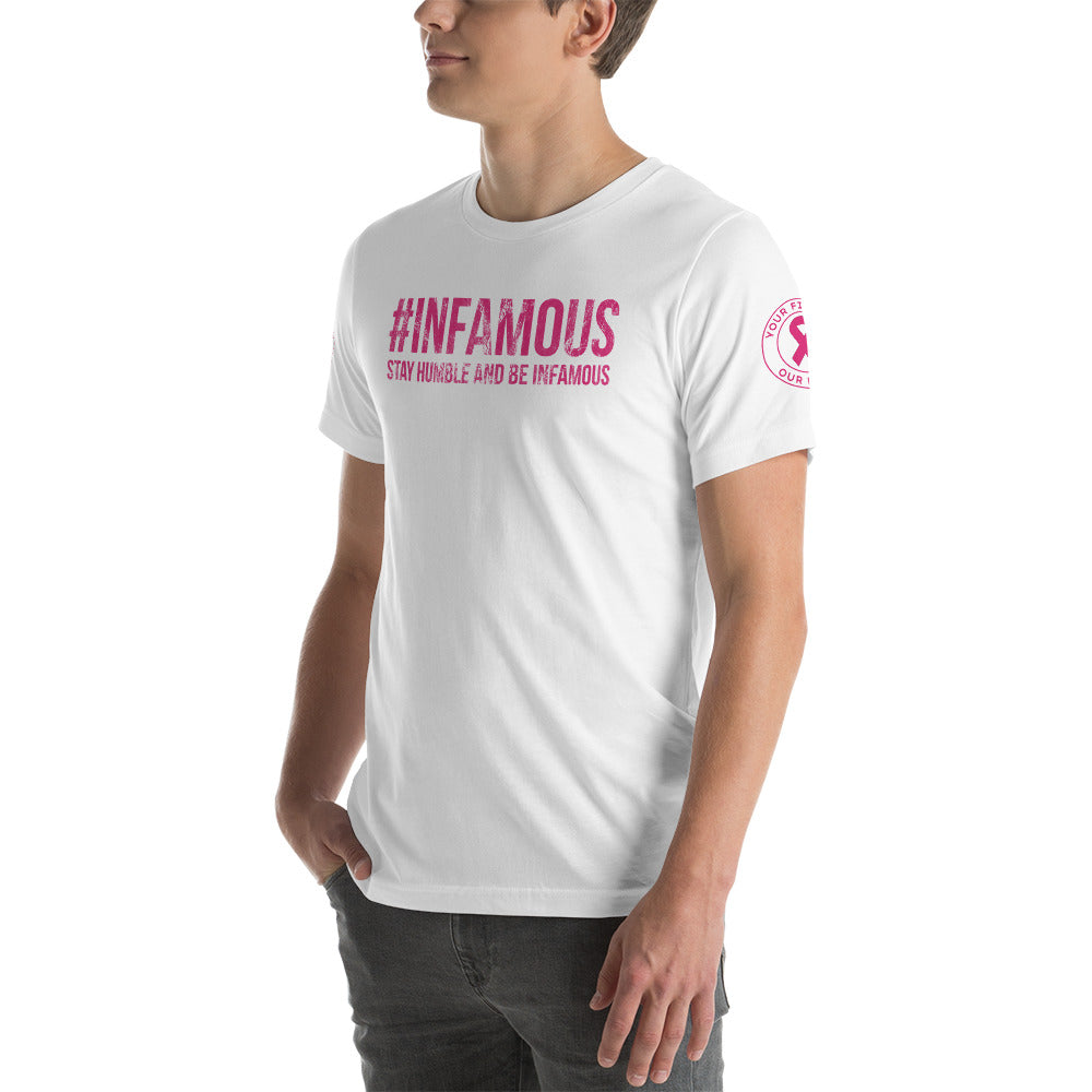 Your Fight is Our Fight - Breast Cancer Awareness Benefit Shirt - Infamous Hockey