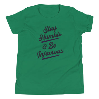 Youth Be Infamous & Stay Humble T-Shirt - Infamous Hockey