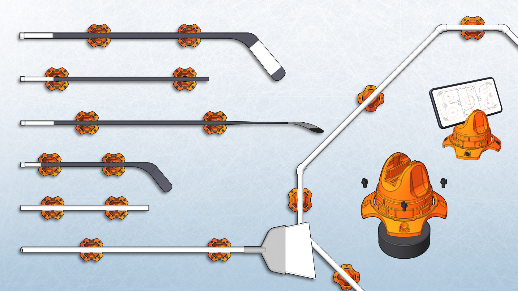 Hockey-Dot UNDERPASS-X TRAINING CONES - Infamous Hockey